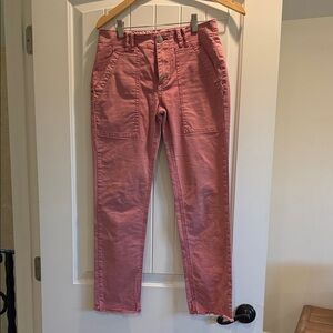 Pilcro Pink Utility Style Pants